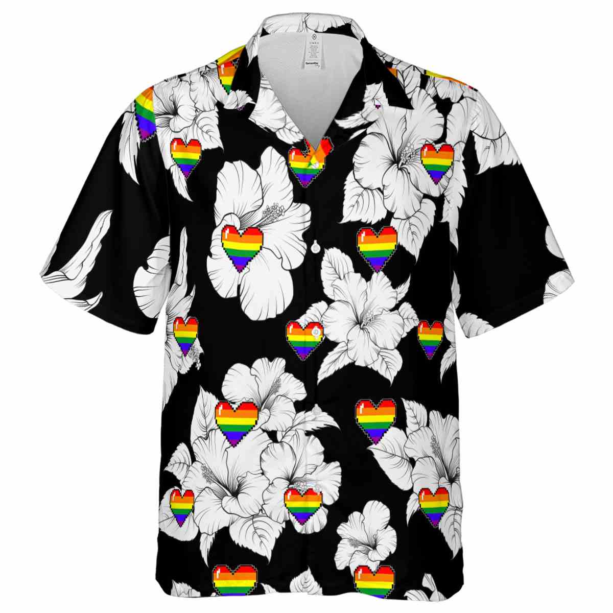 Pride Hibiscus Flower Hawaiian Shirt Fashion forward Pride Hibiscus Flower Hawaiian Shirt Fashion forward