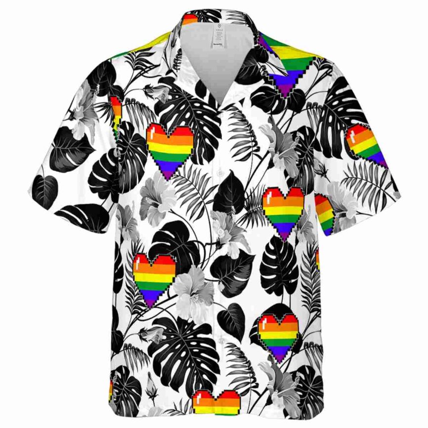 Pride Leaf Pattern Hawaiian Shirt Fashion forward