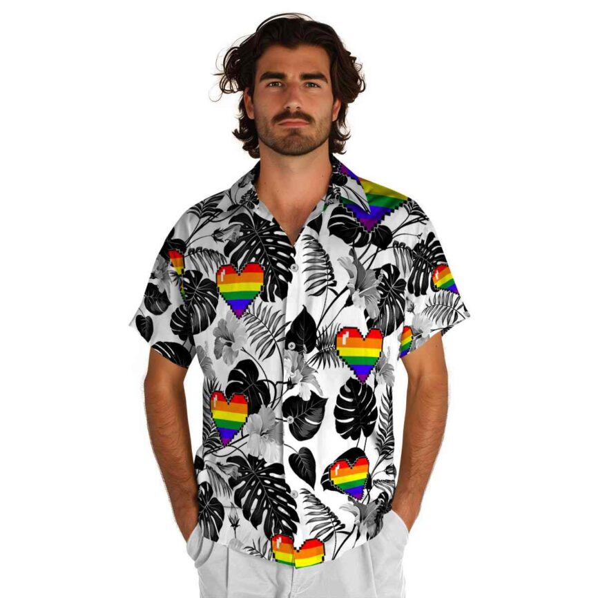 Pride Leaf Pattern Hawaiian Shirt New Arrival