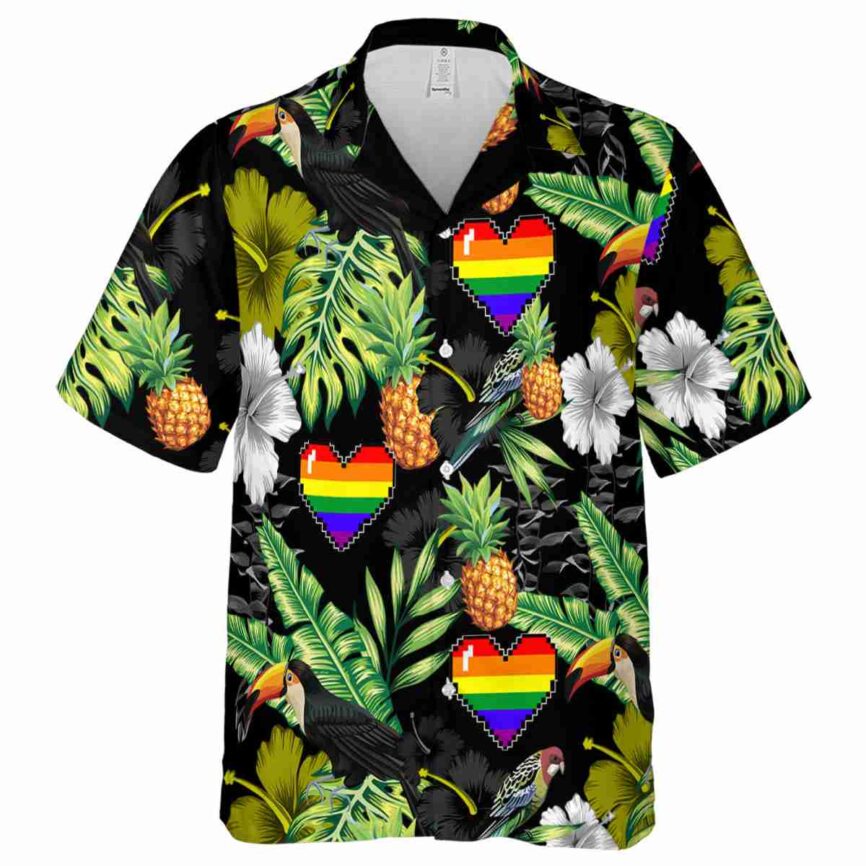 Pride Leafy Toucan Hawaiian Shirt Fashion forward