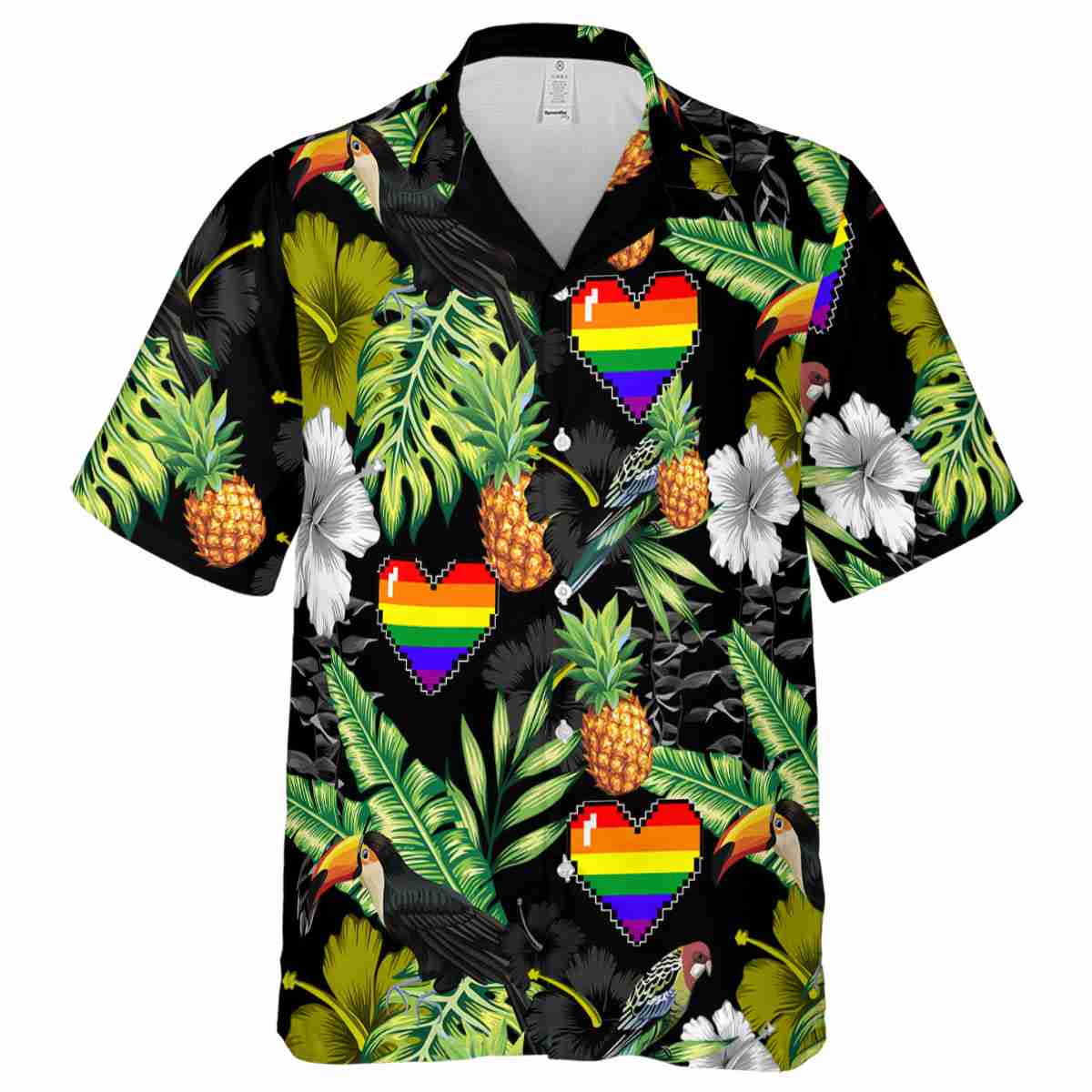 Pride Leafy Toucan Hawaiian Shirt Fashion forward Pride Leafy Toucan Hawaiian Shirt Fashion forward