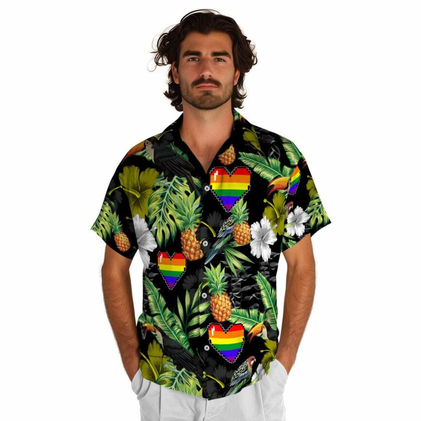 Pride Leafy Toucan Hawaiian Shirt New Arrival