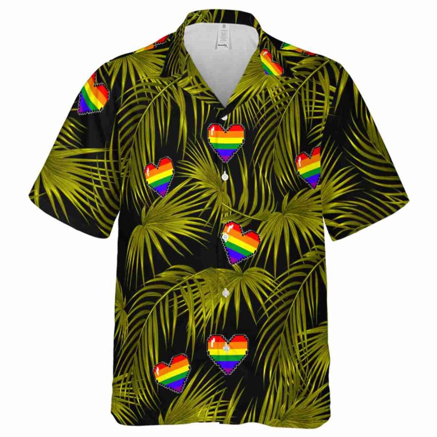 Pride Palm Frond Hawaiian Shirt Fashion forward