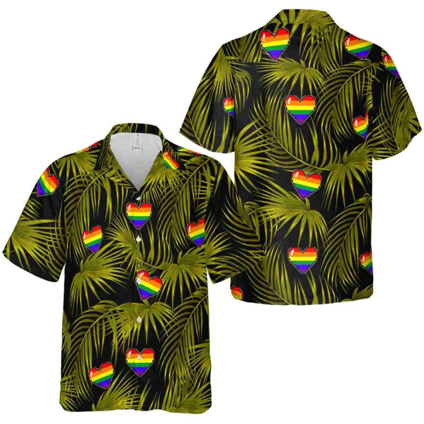 Pride Palm Frond Hawaiian Shirt Premium grade