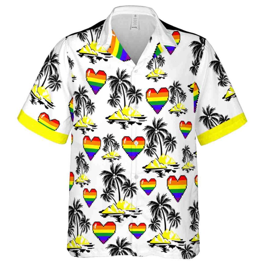 Pride Palm Island Graphic Hawaiian Shirt Fashion forward