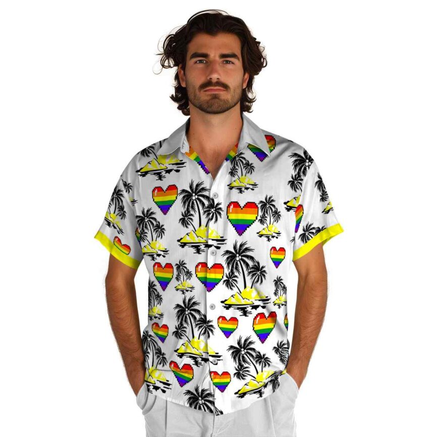 Pride Palm Island Graphic Hawaiian Shirt New Arrival