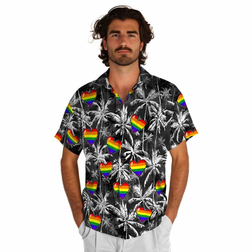 Pride Palm Themed Hawaiian Shirt New Arrival
