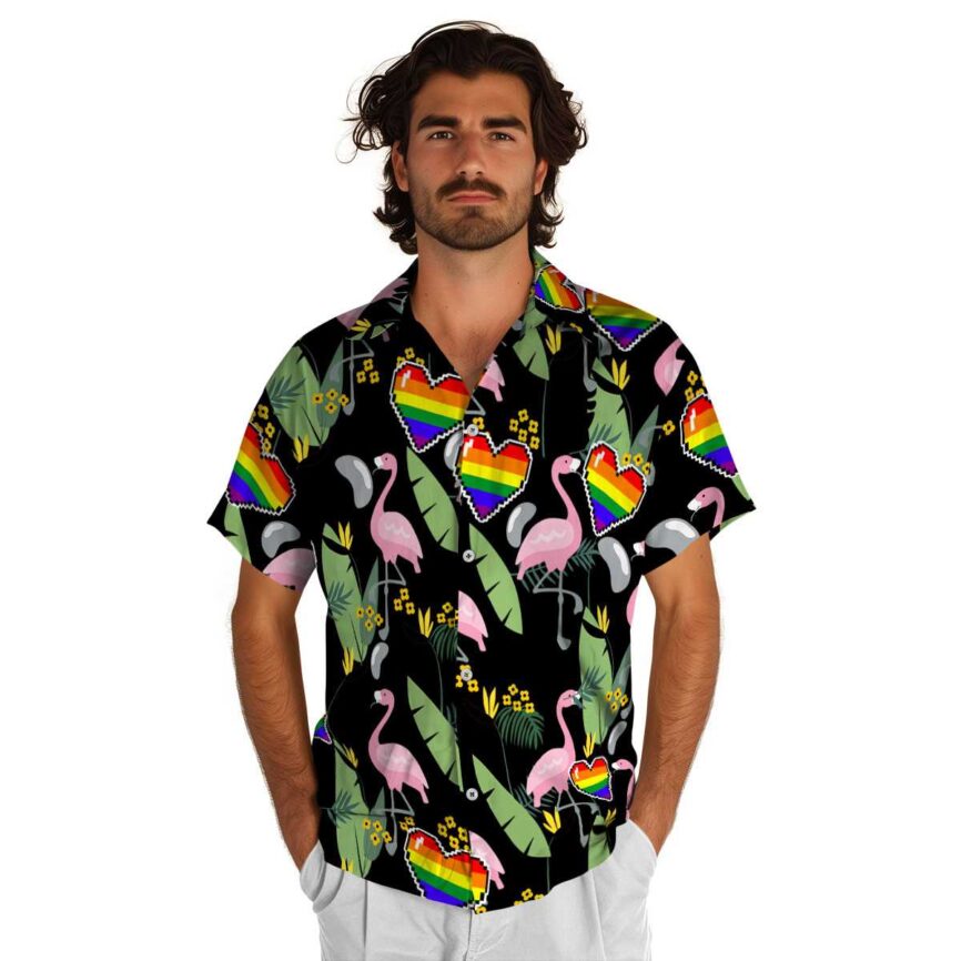 Pride Pink Flamingo Hawaiian Shirt New Arrival