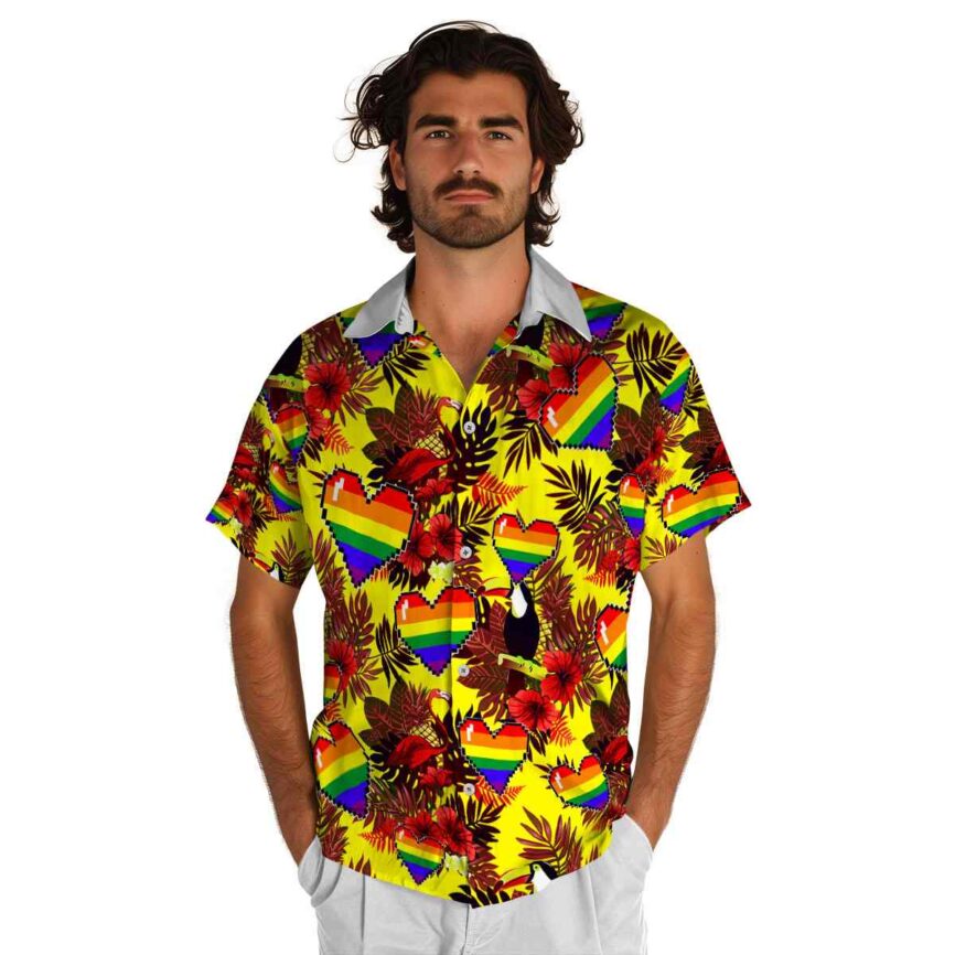 Pride Tropical Bird Hawaiian Shirt New Arrival
