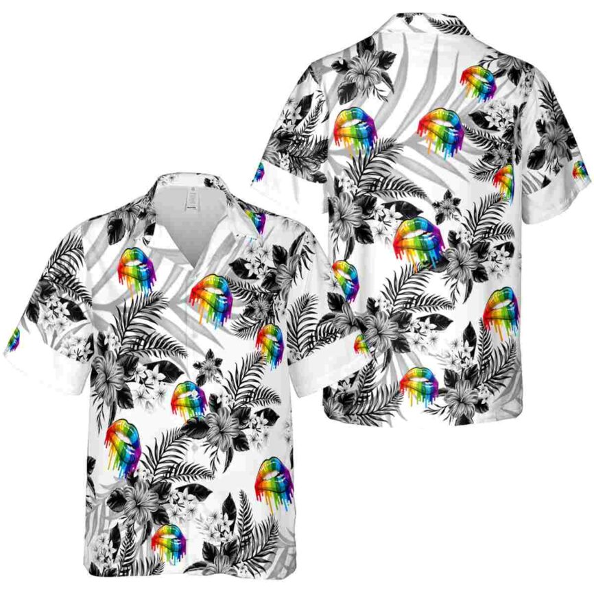 Pride Tropical Blossom Hawaiian Shirt Premium grade