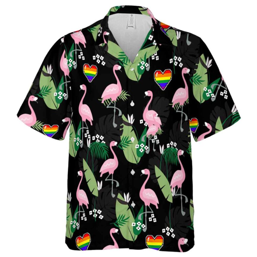 Pride Tropical Flamingo Hawaiian Shirt Fashion forward