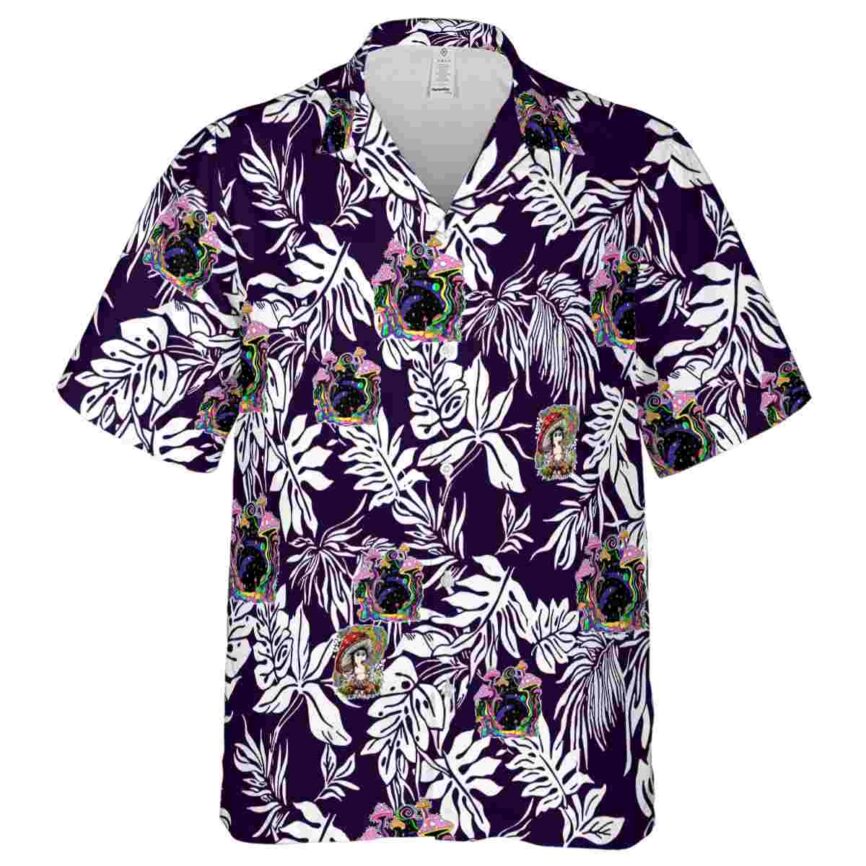 Psychedelic Bold Foliage Hawaiian Shirt Fashion forward