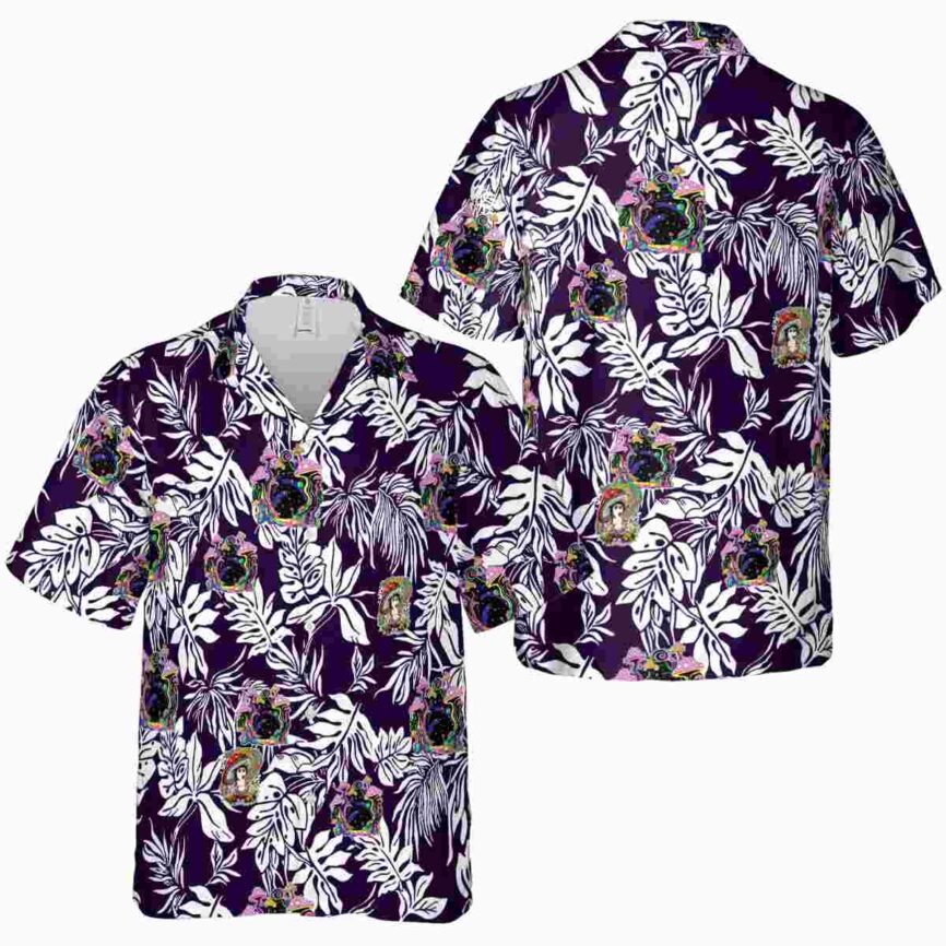 Psychedelic Bold Foliage Hawaiian Shirt Premium grade