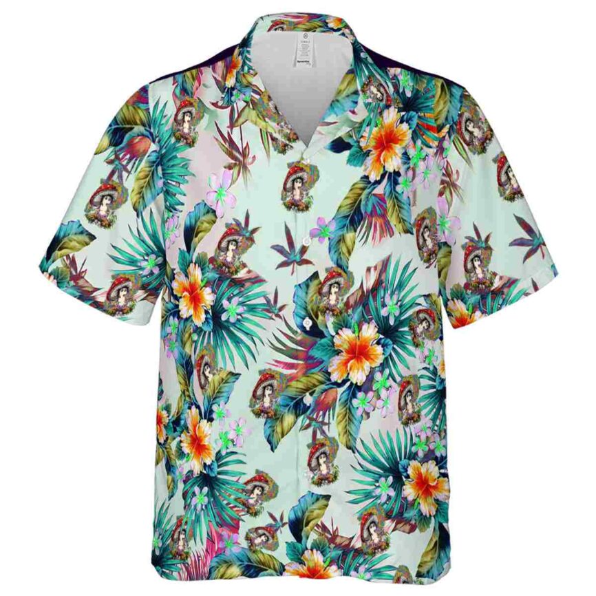 Psychedelic Floral Burst Hawaiian Shirt Fashion forward