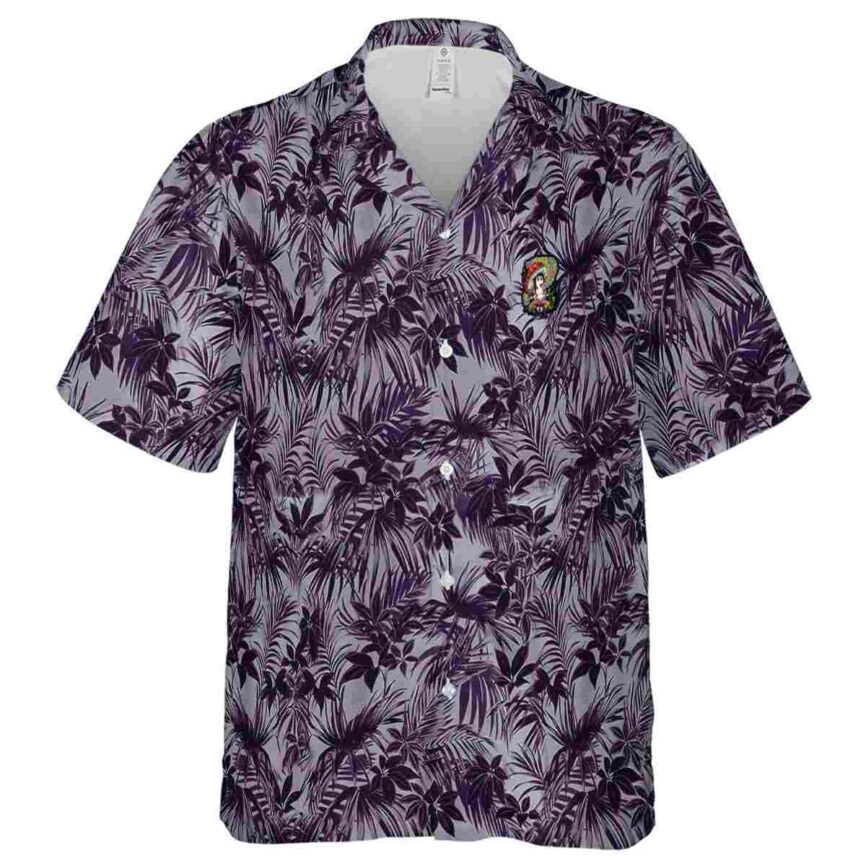 Psychedelic Foliage Print Hawaiian Shirt Fashion forward