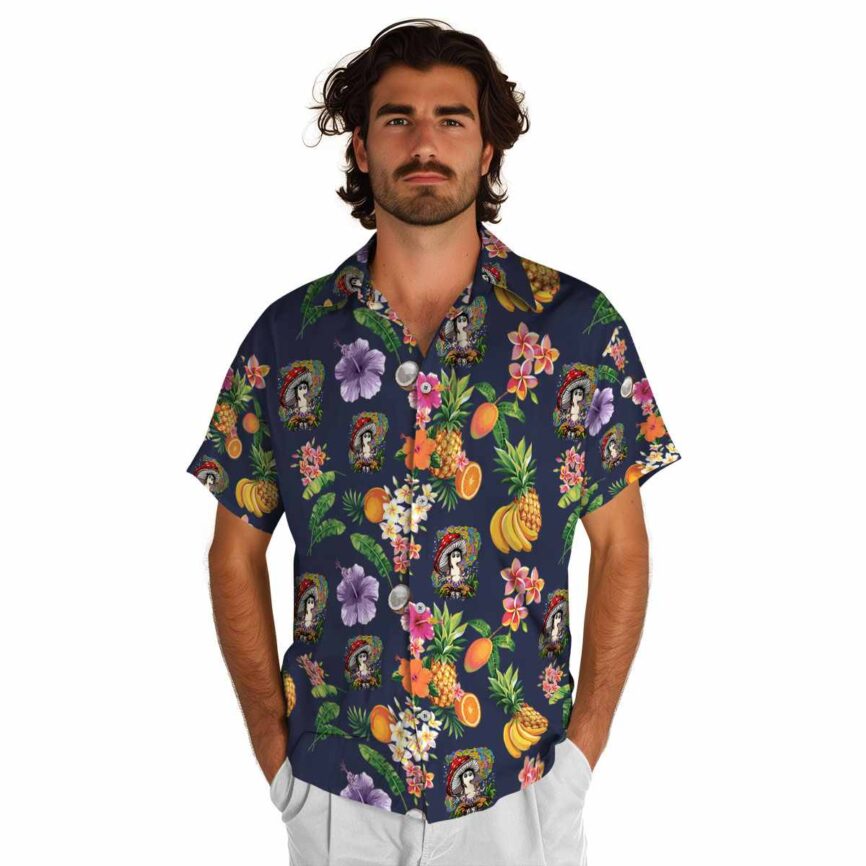 Psychedelic Fruit Pattern Hawaiian Shirt New Arrival
