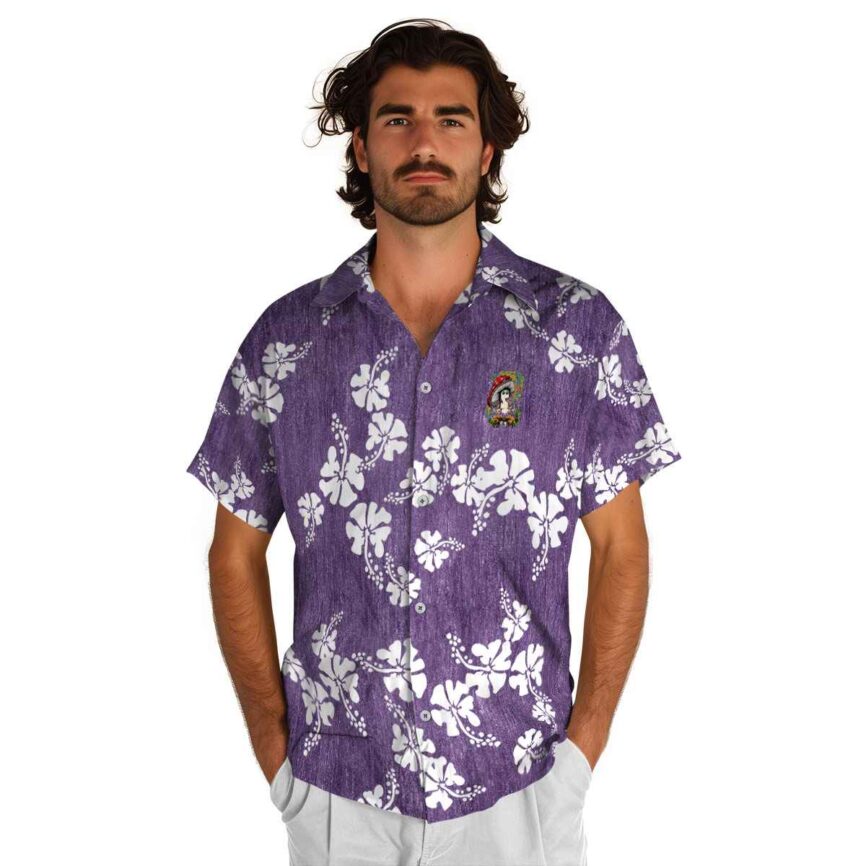 Psychedelic Hibiscus Blossom Hawaiian Shirt New Arrival