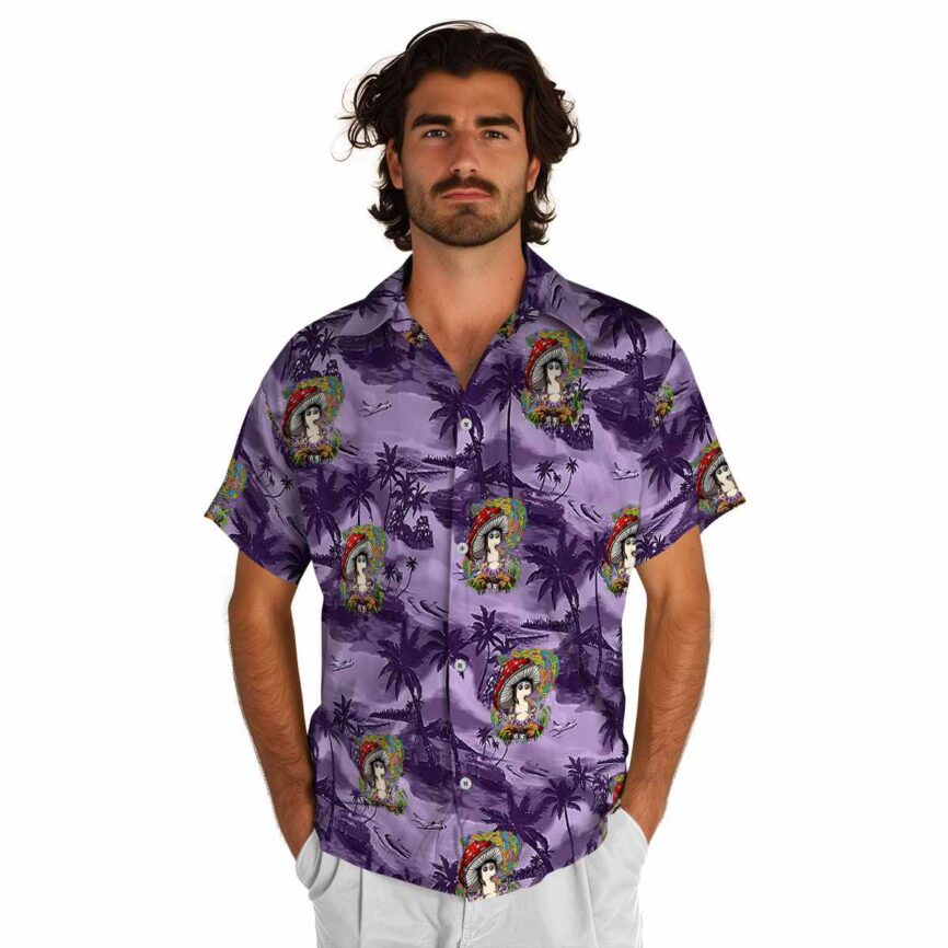 Psychedelic Island Beach Hawaiian Shirt New Arrival
