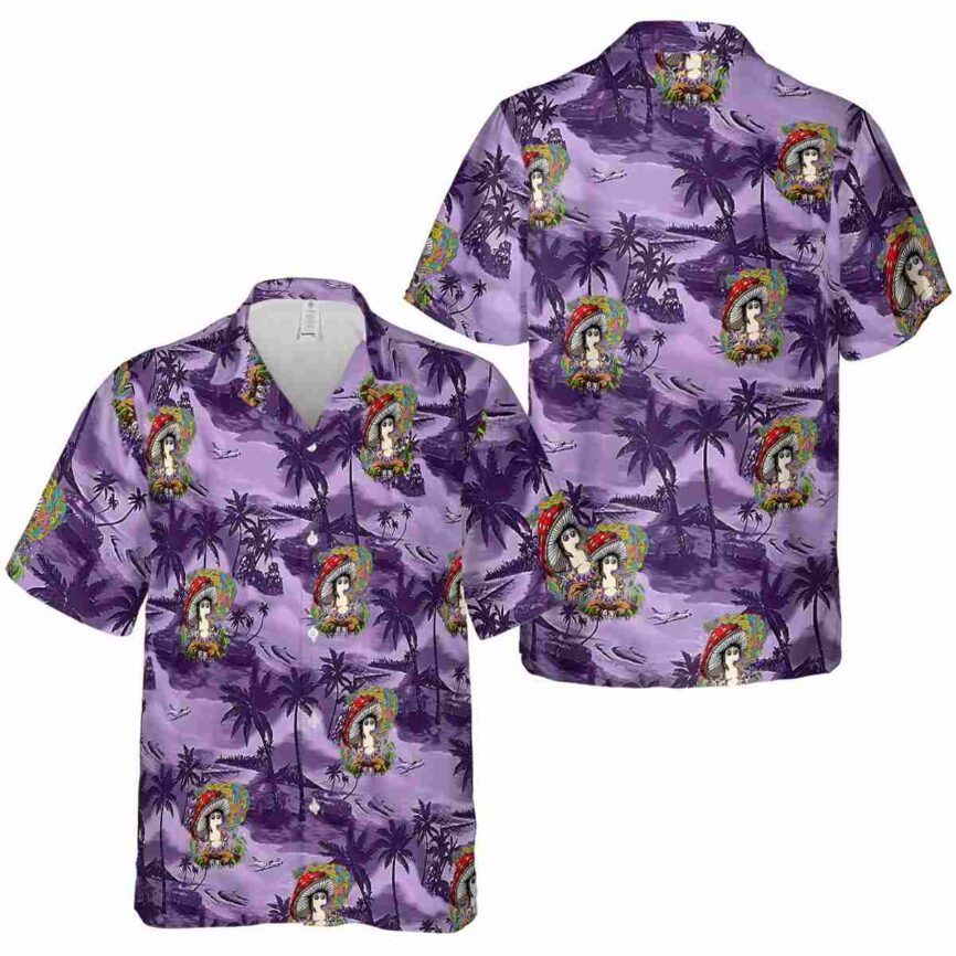 Psychedelic Island Beach Hawaiian Shirt Premium grade