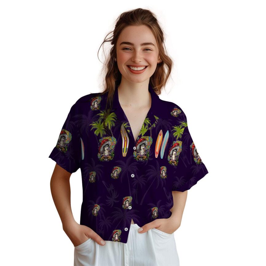Psychedelic Island Theme Hawaiian Shirt Top rated