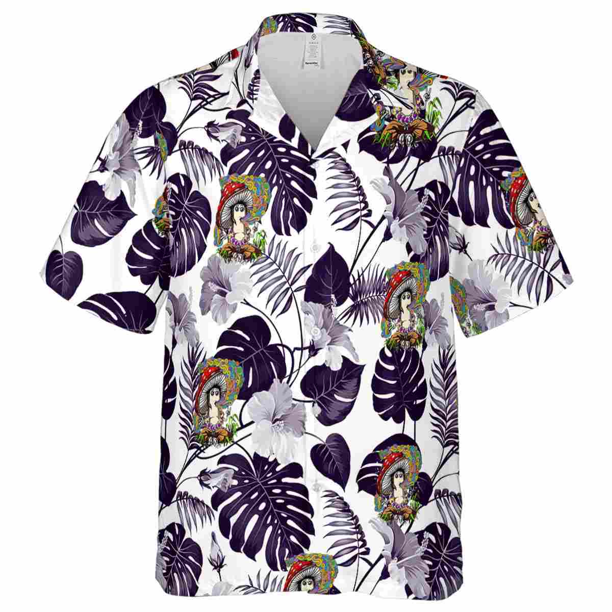 Psychedelic Leaf Pattern Hawaiian Shirt Fashion forward Psychedelic Leaf Pattern Hawaiian Shirt Fashion forward