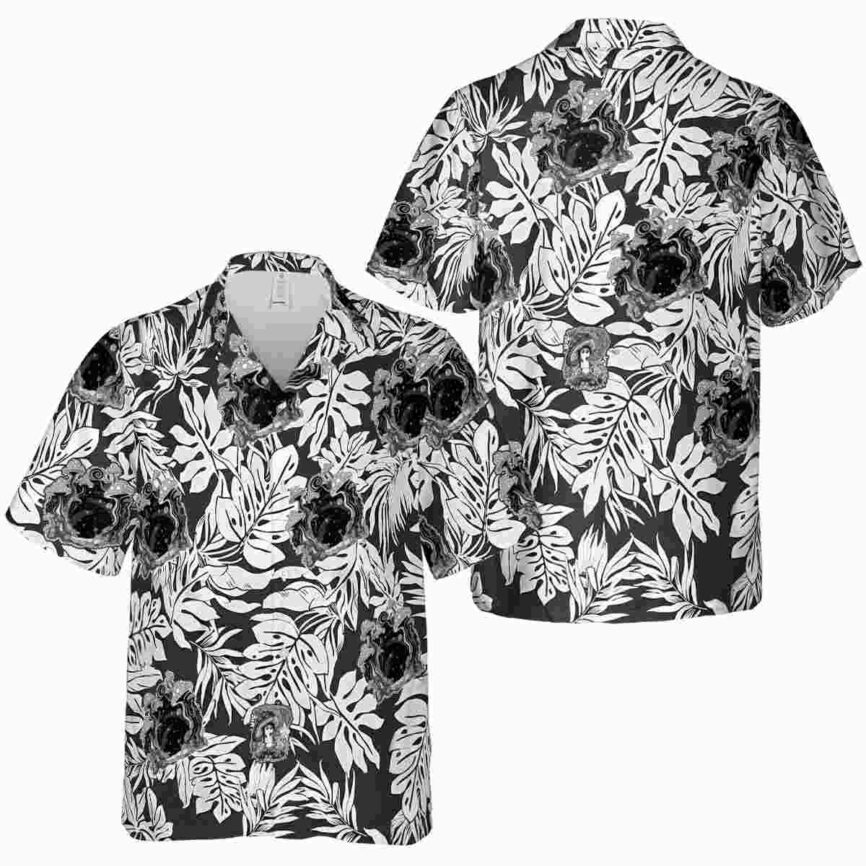 Psychedelic Monstera Foliage Hawaiian Shirt Premium grade