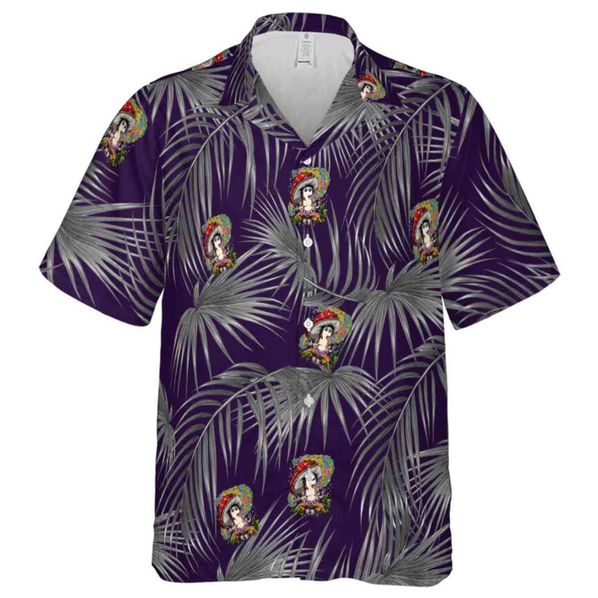 Psychedelic Palm Frond Hawaiian Shirt Fashion forward