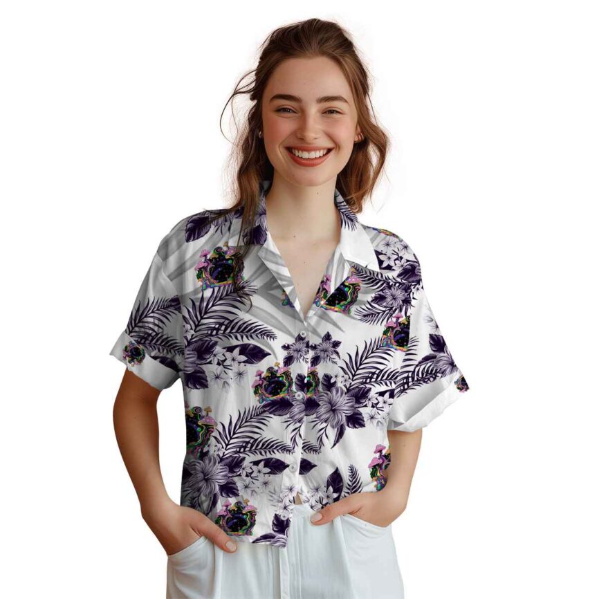 Psychedelic Tropical Blossom Hawaiian Shirt Top rated