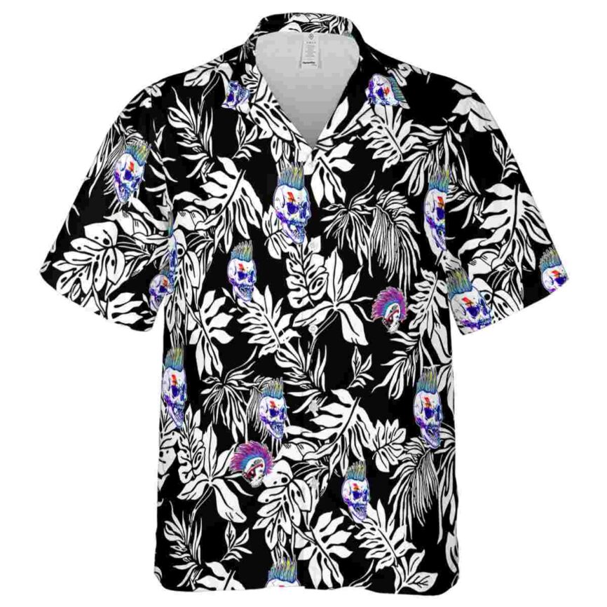 Punk Bold Foliage Hawaiian Shirt Fashion forward