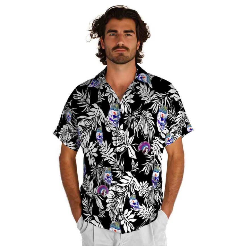 Punk Bold Foliage Hawaiian Shirt New Arrival