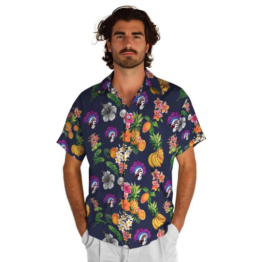 Punk Fruit Pattern Hawaiian Shirt New Arrival