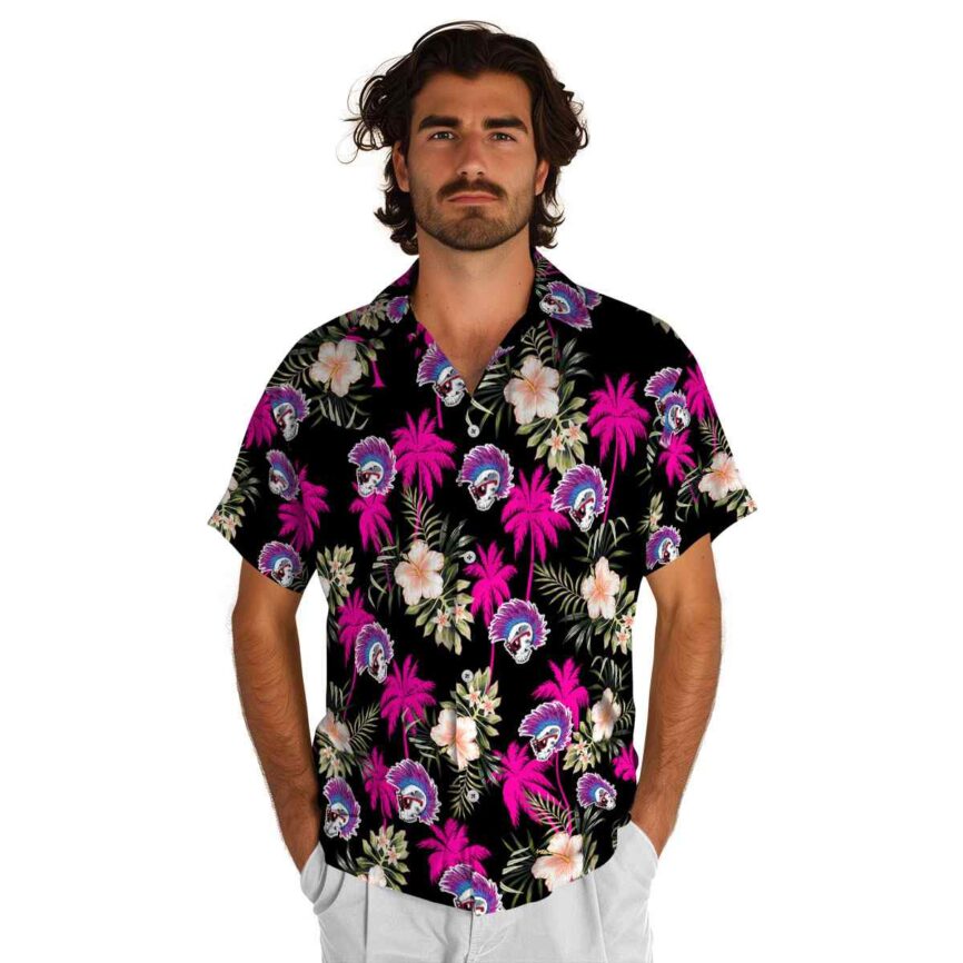 Punk Hibiscus Palm Hawaiian Shirt New Arrival
