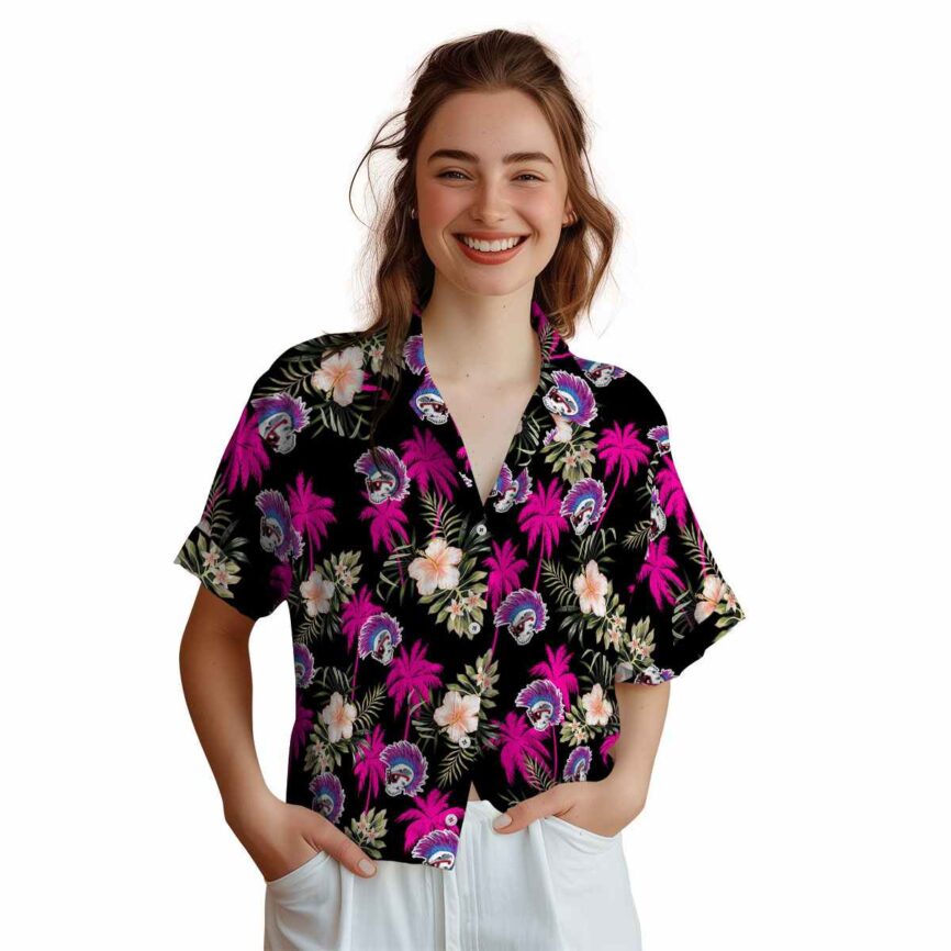 Punk Hibiscus Palm Hawaiian Shirt Top rated