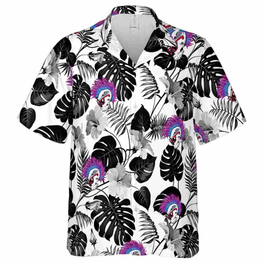 Punk Leaf Pattern Hawaiian Shirt Fashion forward