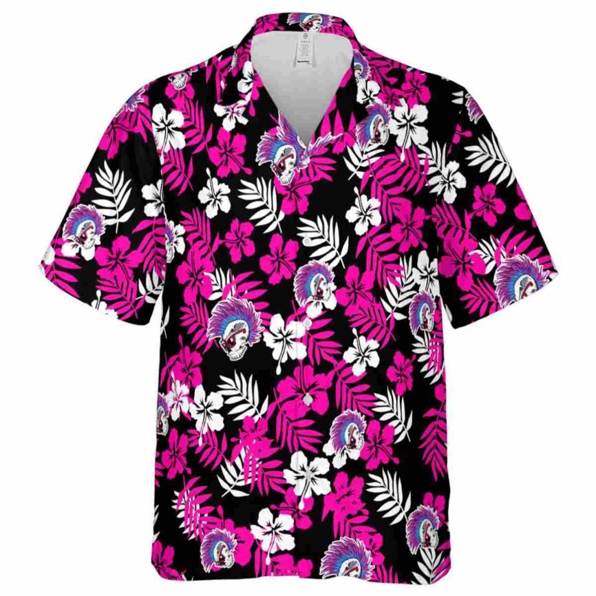 Punk Leafy Hibiscus Hawaiian Shirt Fashion forward