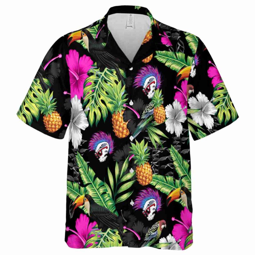 Punk Leafy Toucan Hawaiian Shirt Fashion forward