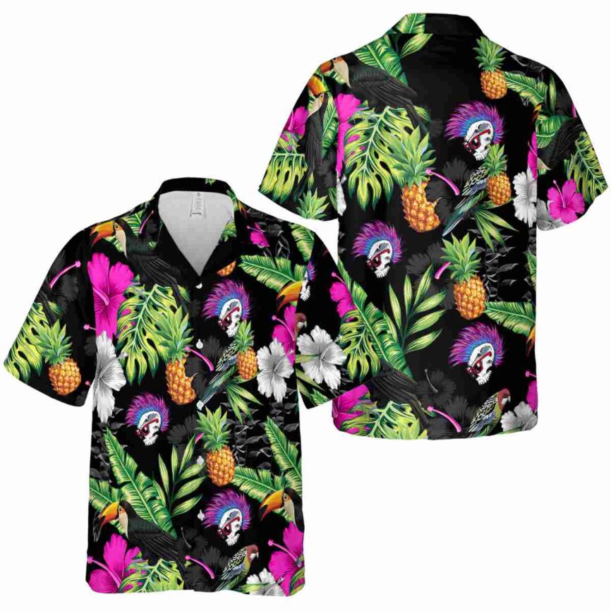 Punk Leafy Toucan Hawaiian Shirt Premium grade
