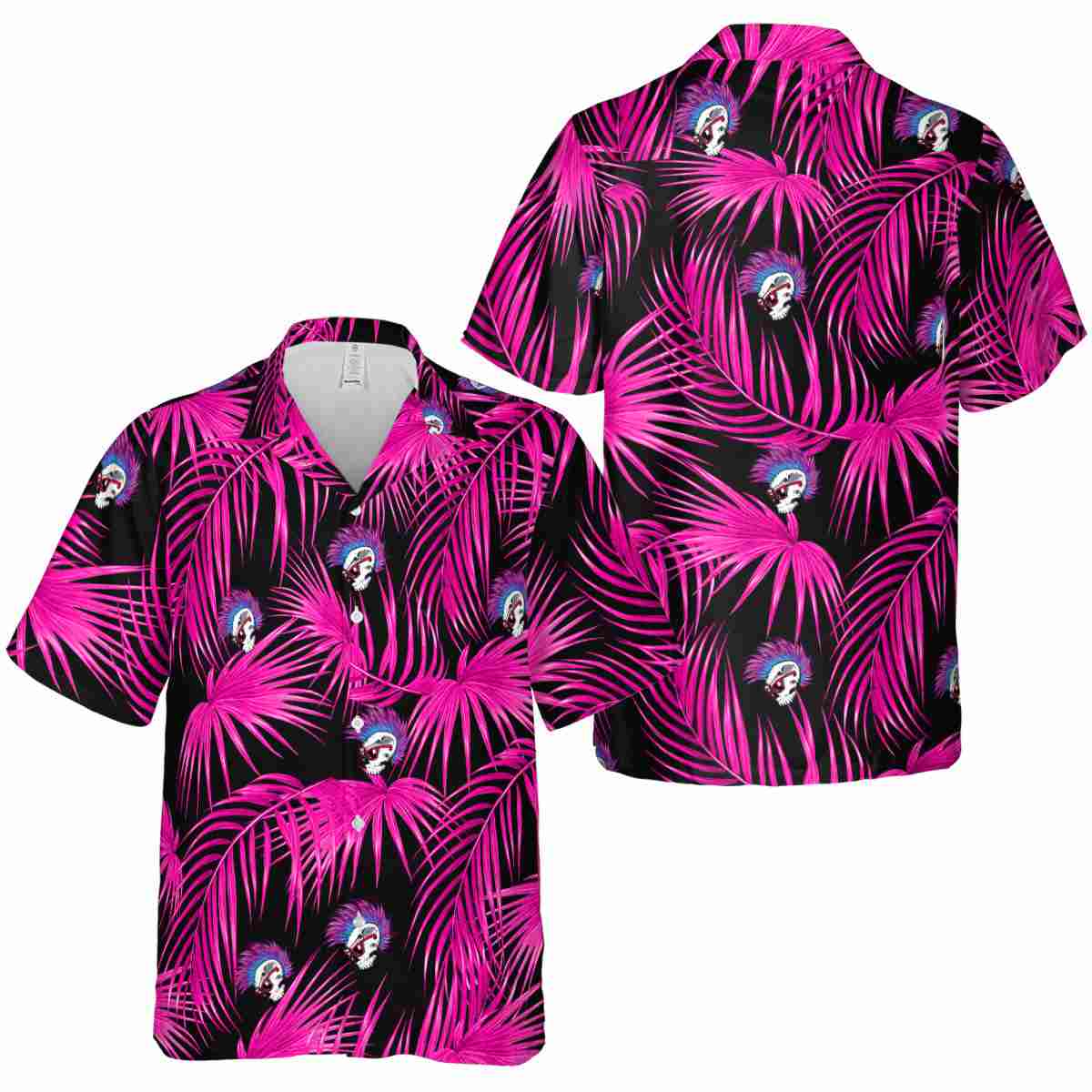 Punk Palm Frond Hawaiian Shirt Premium grade Punk Palm Frond Hawaiian Shirt Premium grade