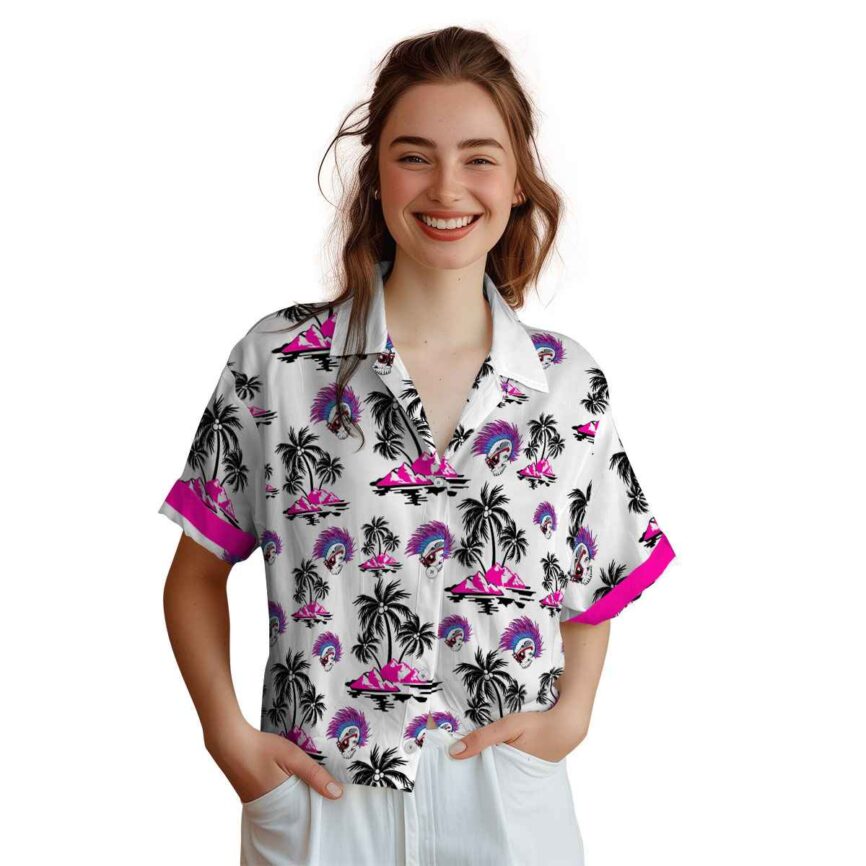 Punk Palm Island Graphic Hawaiian Shirt Top rated