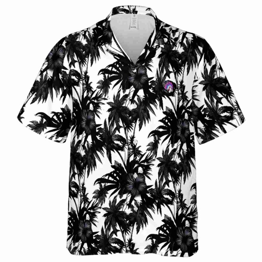 Punk Palm Print Hawaiian Shirt Fashion forward