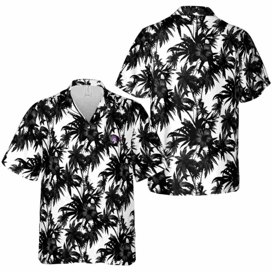 Punk Palm Print Hawaiian Shirt Premium grade