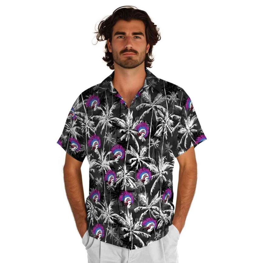 Punk Palm Themed Hawaiian Shirt New Arrival