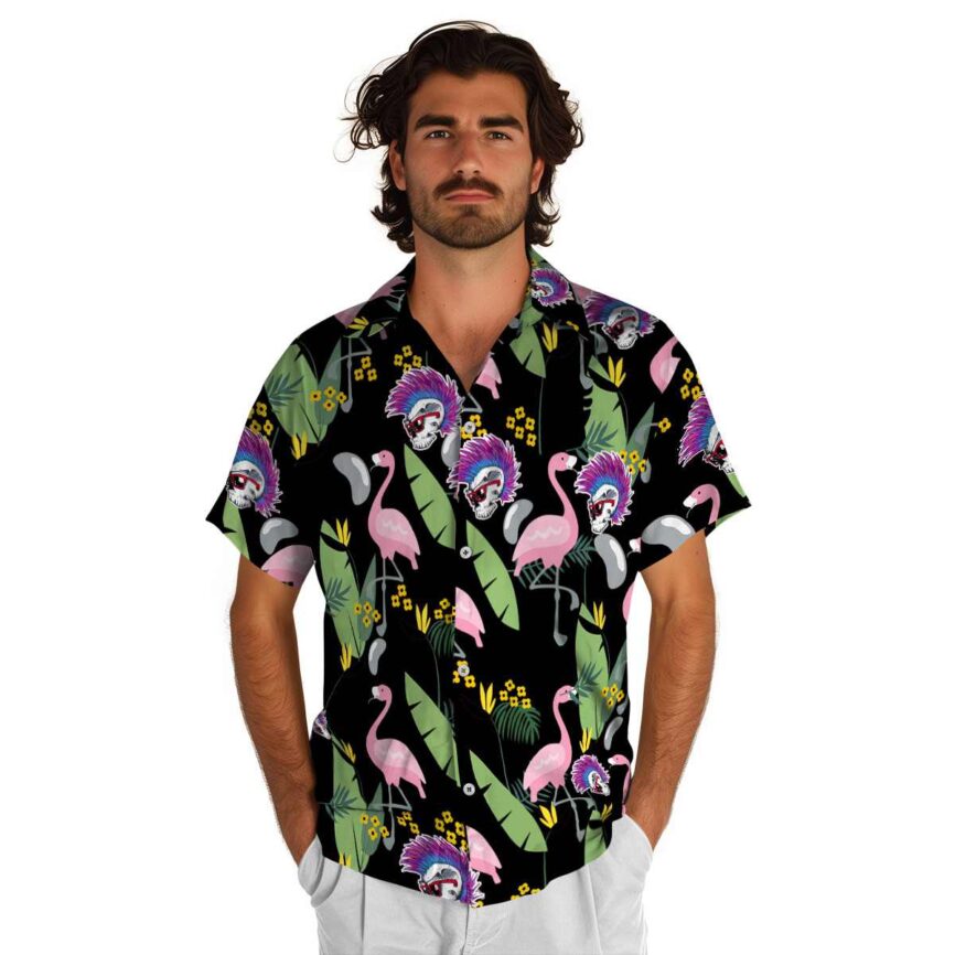 Punk Pink Flamingo Hawaiian Shirt New Arrival
