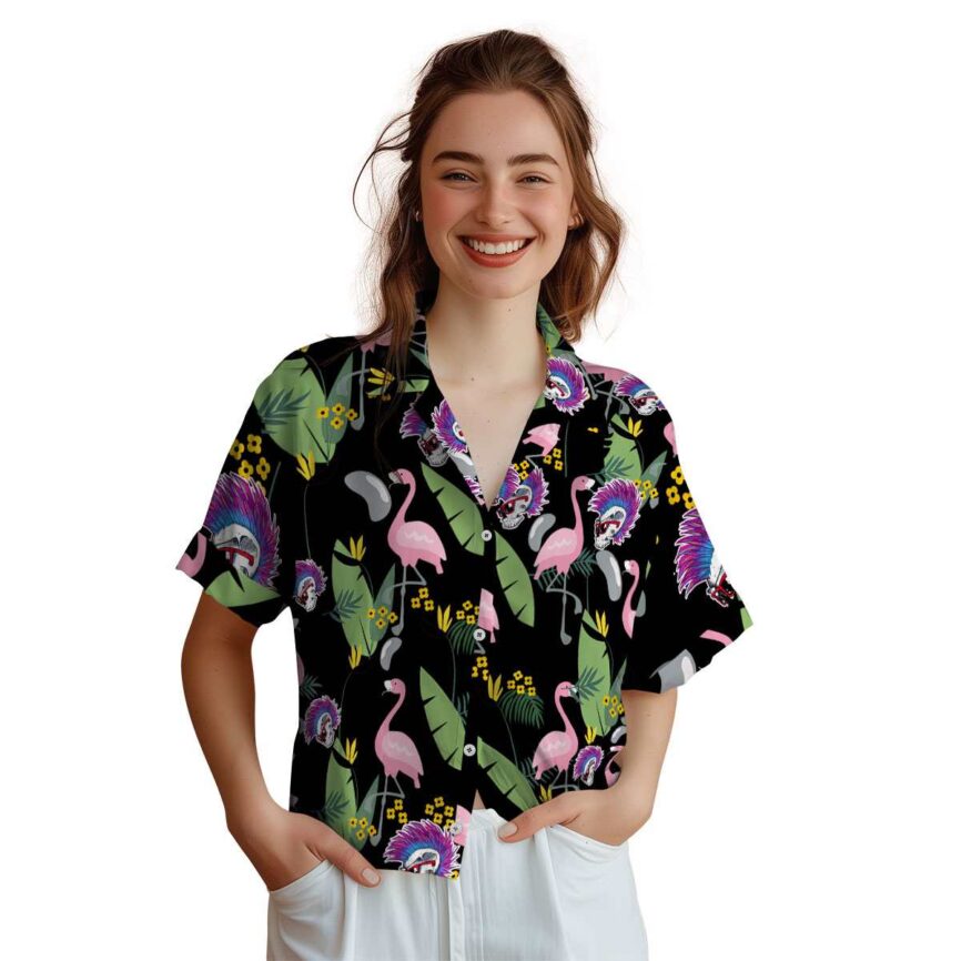 Punk Pink Flamingo Hawaiian Shirt Top rated