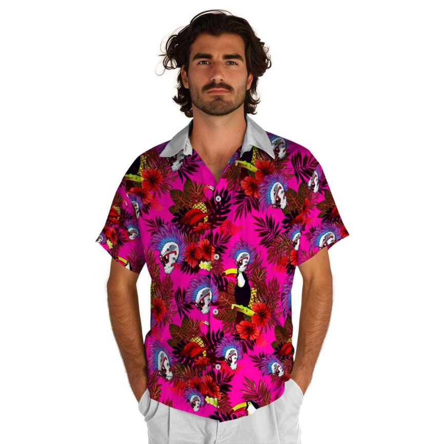 Punk Tropical Bird Hawaiian Shirt New Arrival