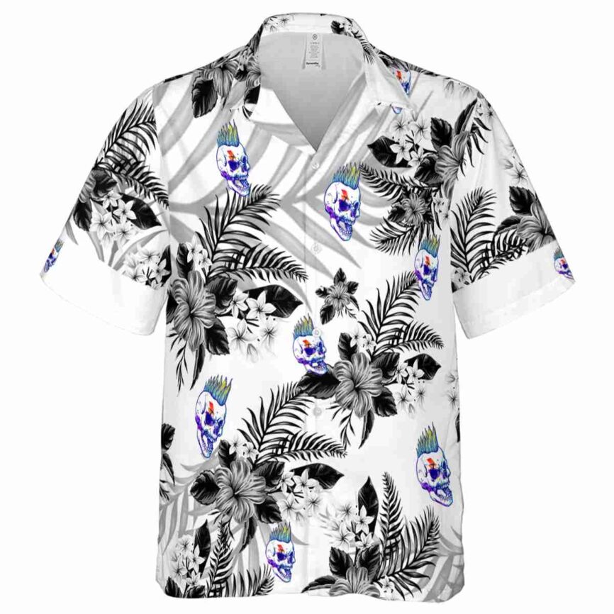 Punk Tropical Blossom Hawaiian Shirt Fashion forward