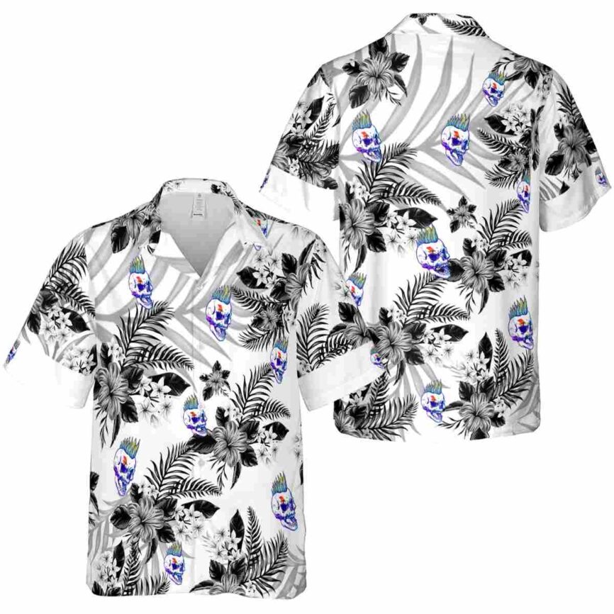 Punk Tropical Blossom Hawaiian Shirt Premium grade