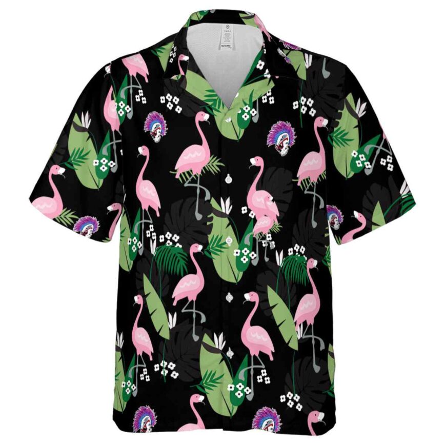 Punk Tropical Flamingo Hawaiian Shirt Fashion forward