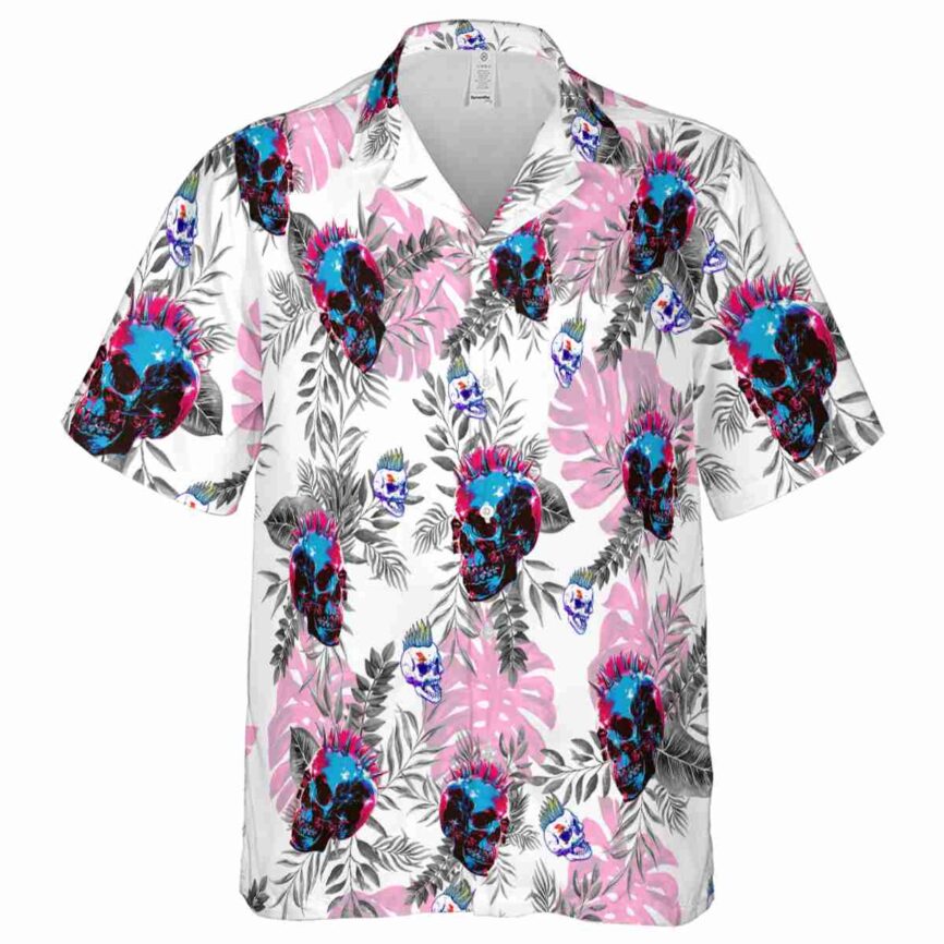 Punk Tropical Fronds Hawaiian Shirt Fashion forward