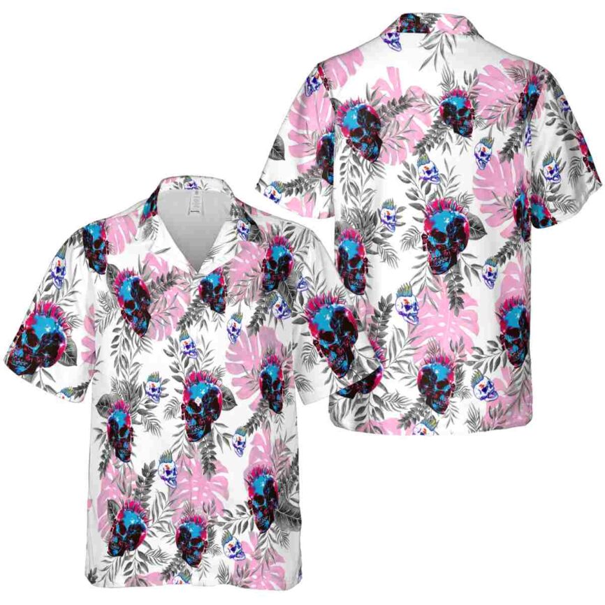 Punk Tropical Fronds Hawaiian Shirt Premium grade